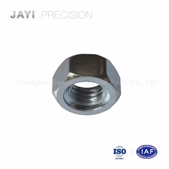 (JY122) DIN934, Zinc Coated Hexagon Nut, Auto Lathe Made Hex Nut, Rivet Nut