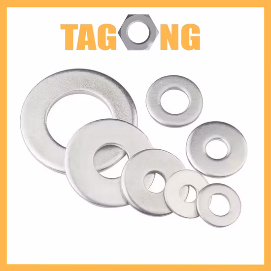 M10 Titanium Flat Washer DIN125 Spacer Washers for Motorcycle Car